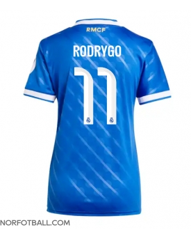 Billige Fotballdrakt Real Madrid Rodrygo Goes #11 Replika Tredjedrakt Dame 2025-26 Kortermet Billige Fotballdrakt Real Madrid Rodrygo Goes #11 Replika Tredjedrakt Dame 2025-26 Kortermet